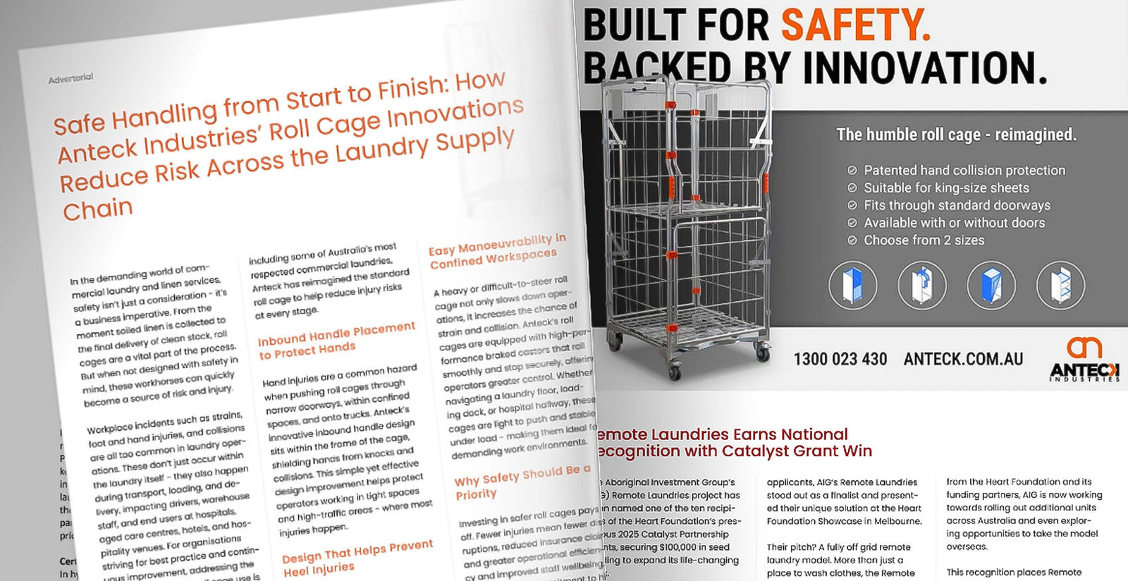 Elevating Safety in the Laundry Supply Chain: Anteck Industries in Laundry Link News, August 2025