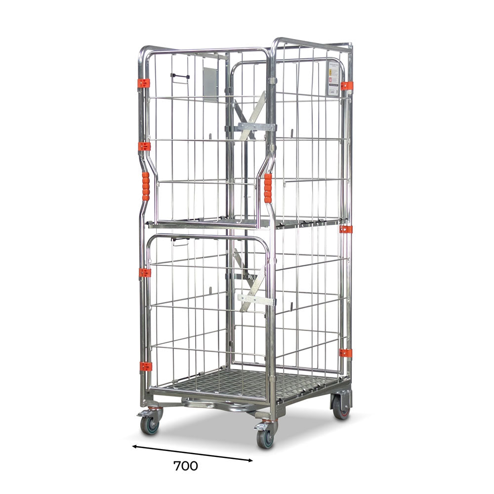 4 sided roll cage RCS04-01 roll cage with doors closed