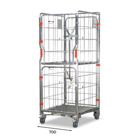 4 sided roll cage RCS04-01 roll cage with doors closed