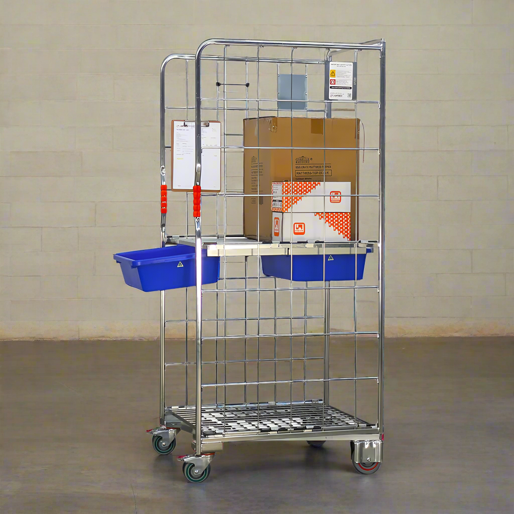 roll cage drawers in warehouse 1 drawer open