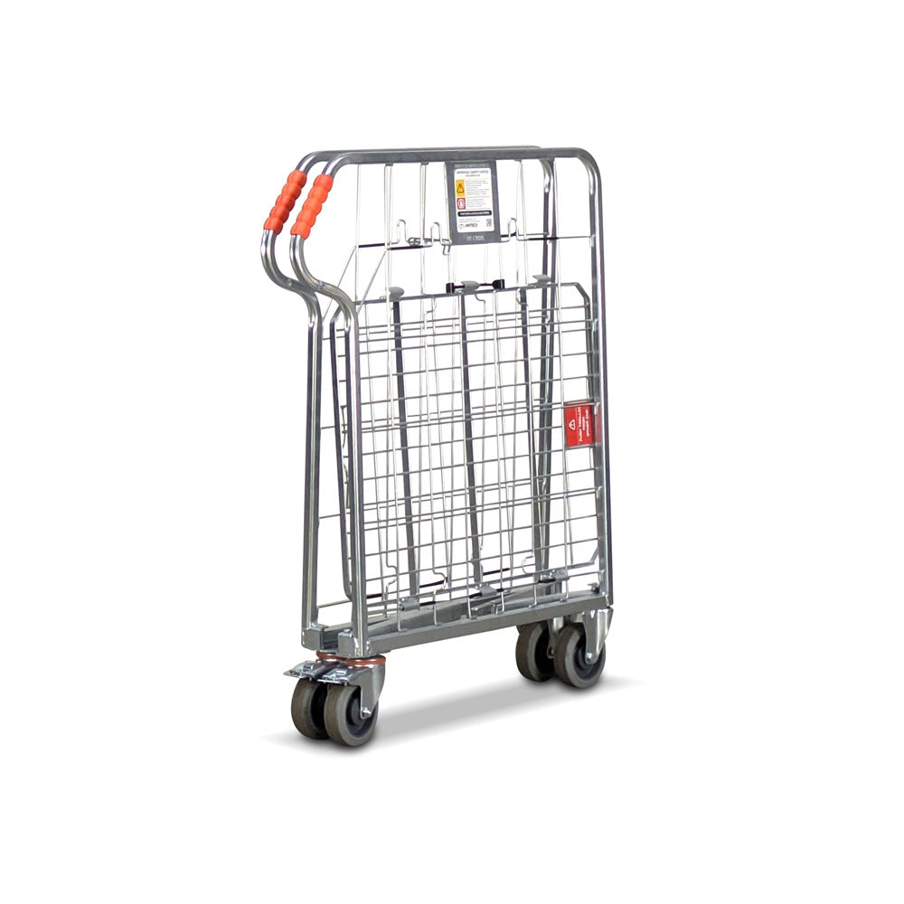 compact small format convenience store RCS06 folding trolley - folded