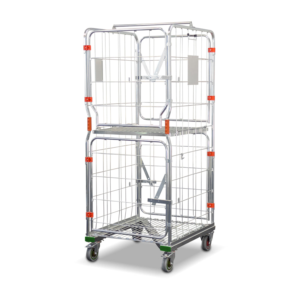 z base 4 sided roll cage for laundry linen supermarkets