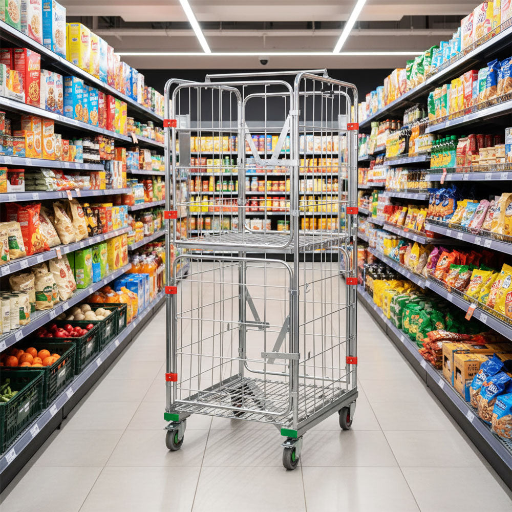 grocery store with z frame roll cage