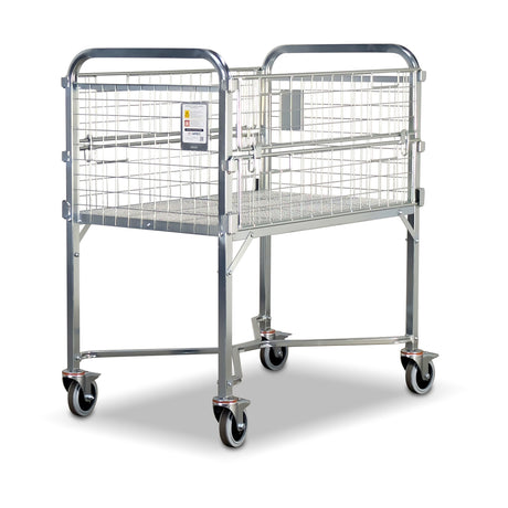 mesh cage trolley with folding doors all the way up