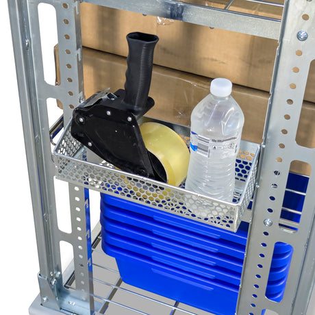 TRS02 utility basket with drink and tape gun