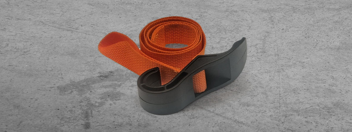 strap and buckle for roll cage trolleys