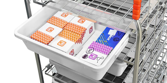 roll cage drawer for planogram