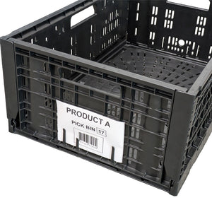 crate tote with 150x100mm label holder