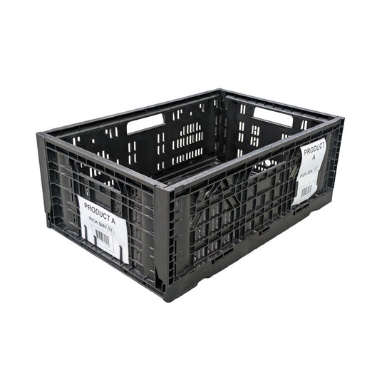 crate tote with 4 150x100mm label holder each side