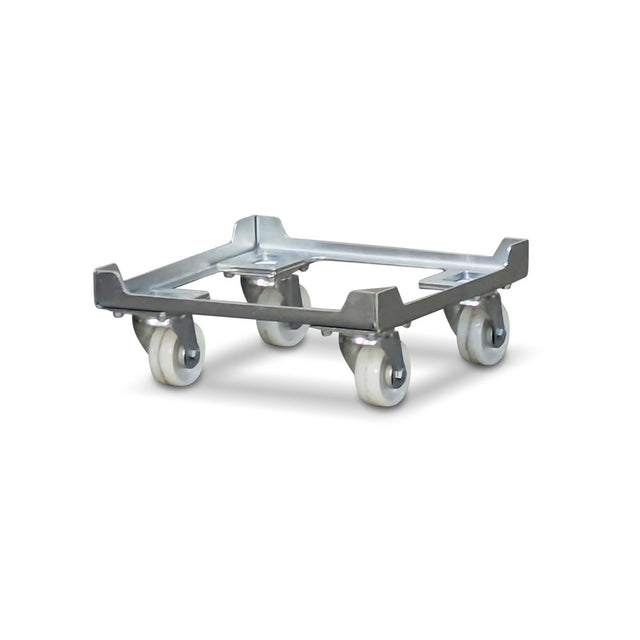 steel metal milk crate dolly with nylon wheels
