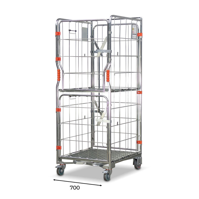 4 sided roll cage RCS04-01 roll cage with doors closed
