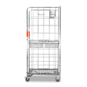 roll cage with 2 removable drawers closed position