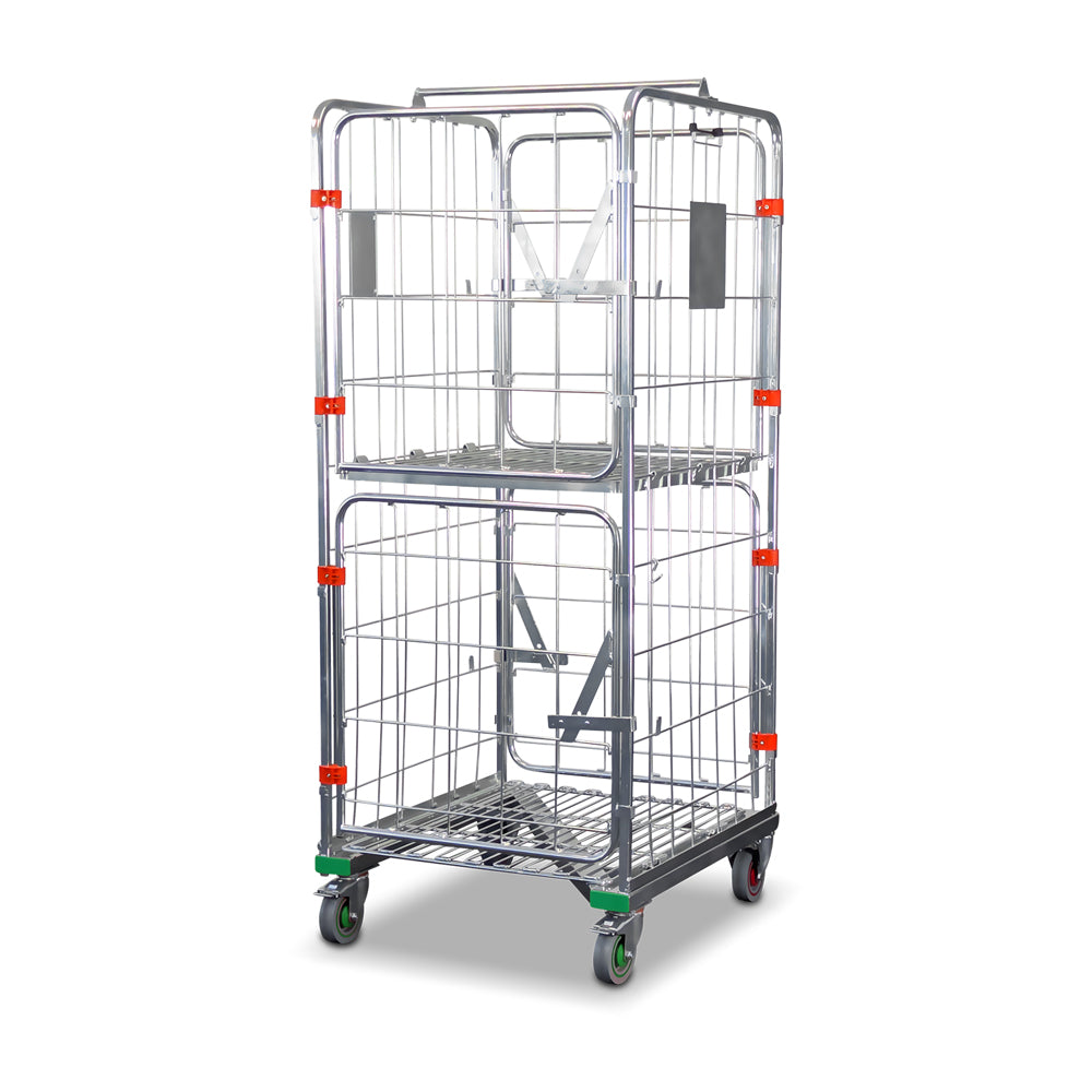z base 4 sided roll cage for laundry linen supermarkets