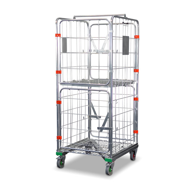 z base 4 sided roll cage for laundry linen supermarkets