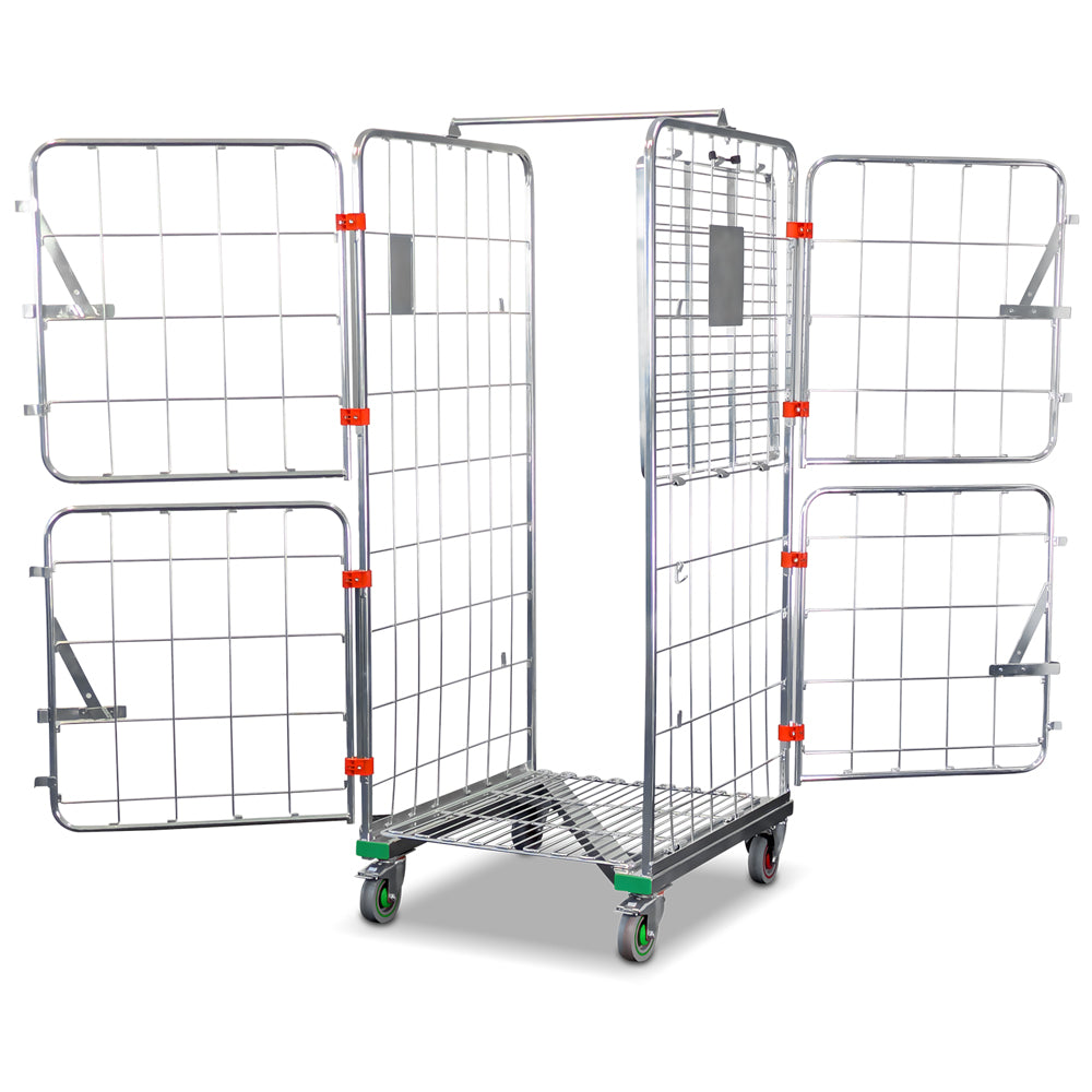 z frame roll cage with middle shelf folded up