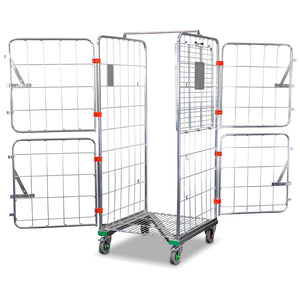 z frame roll cage with middle shelf folded up