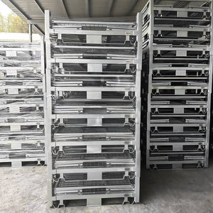 stillages stacked in bulk