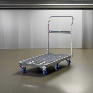 Single tier 6 wheel multi purpose platform trolley. 400kg capacity. 1,140mm(L) x 565mm(W) x 995mm(H)