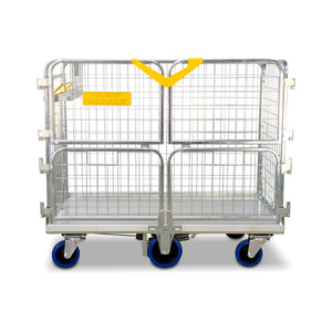 box trolley with doors closed. side view