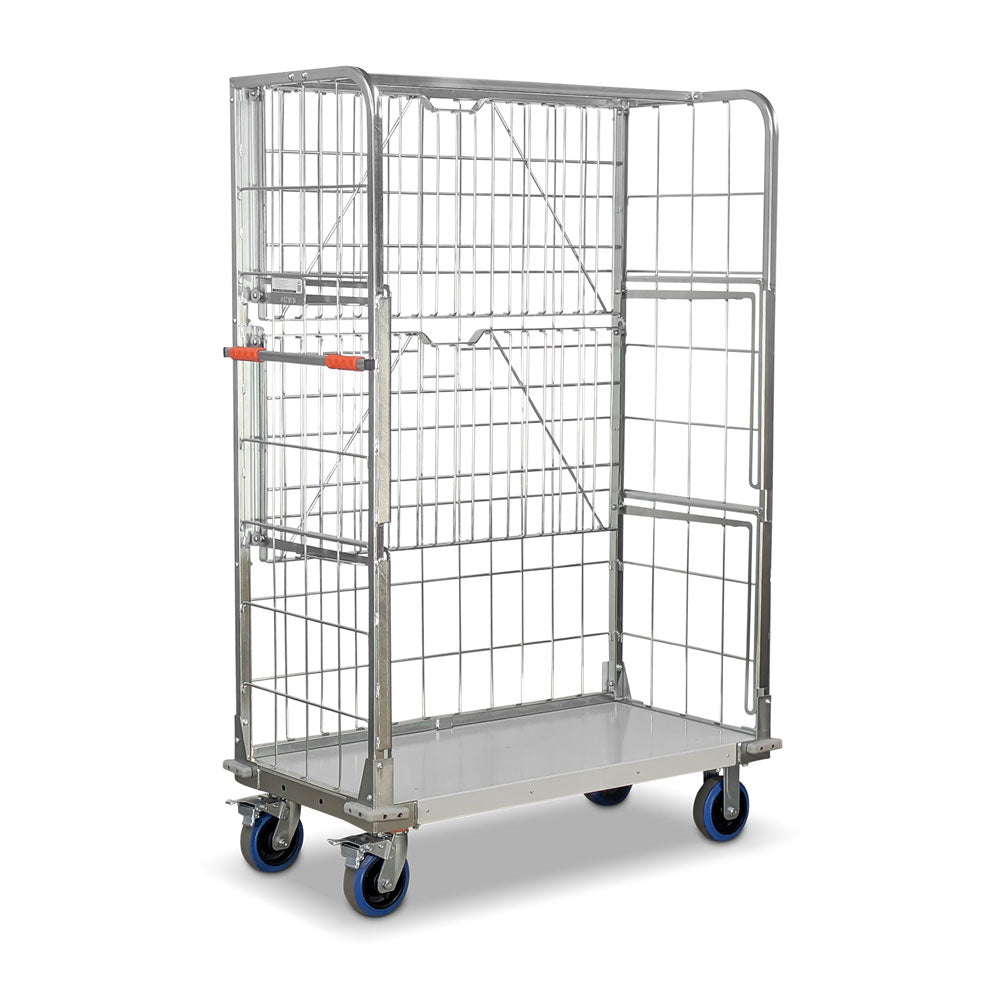 Clean & dirty linen impress trolley with multi-positional shelves 1,175mm(L) x 595mm(W) x 1740mm(H)