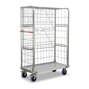 Clean & dirty linen impress trolley with multi-positional shelves 1,175mm(L) x 595mm(W) x 1740mm(H)