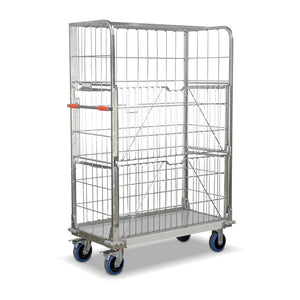 Clean & dirty linen impress trolley with multi-positional shelves 1,175mm(L) x 595mm(W) x 1740mm(H)