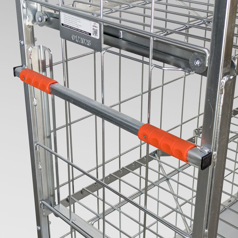 Clean & dirty linen impress trolley with multi-positional shelves 1,175mm(L) x 595mm(W) x 1740mm(H)