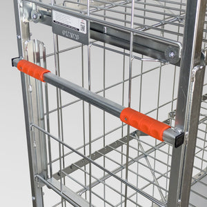 Clean & dirty linen impress trolley with multi-positional shelves 1,175mm(L) x 595mm(W) x 1740mm(H)