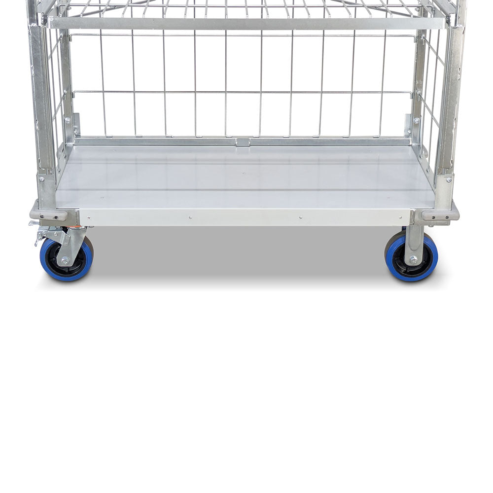 Clean & dirty linen impress trolley with multi-positional shelves 1,175mm(L) x 595mm(W) x 1740mm(H)