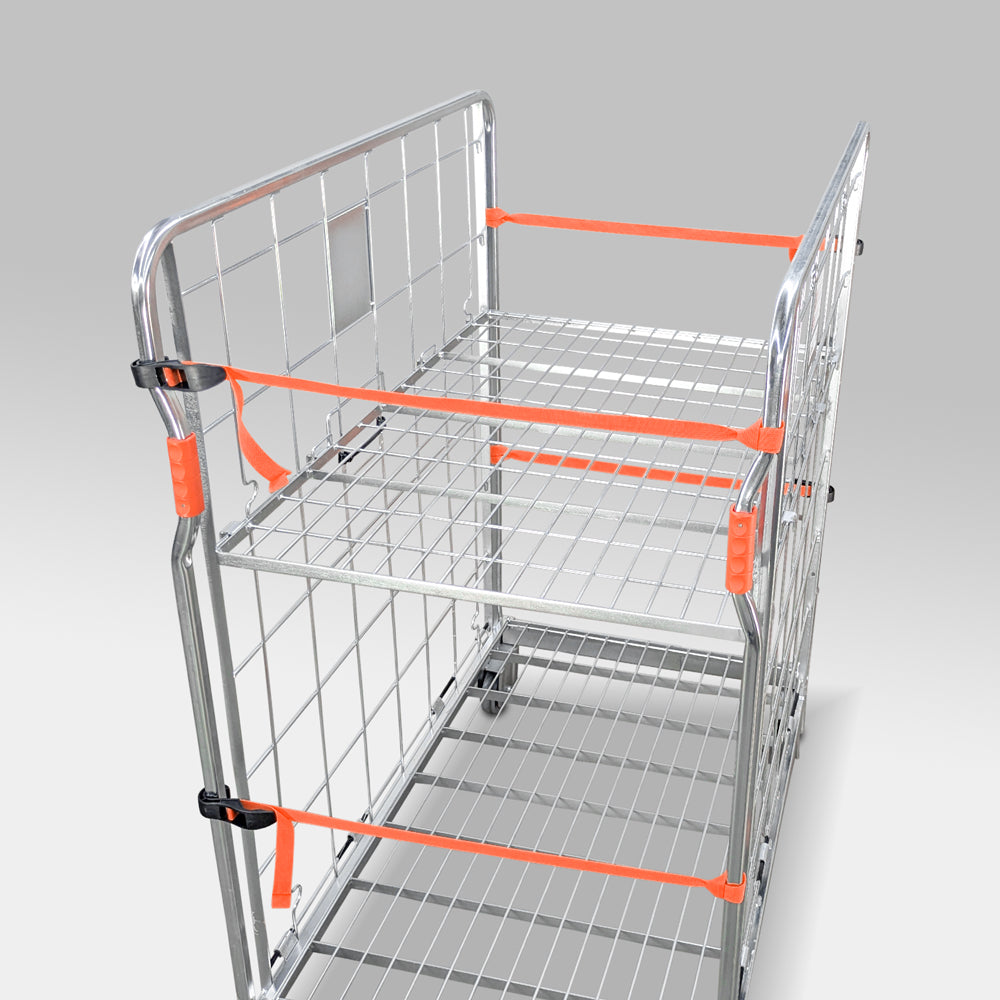 adjustable drop in shelf installed in RCS07 2 sided roll cage