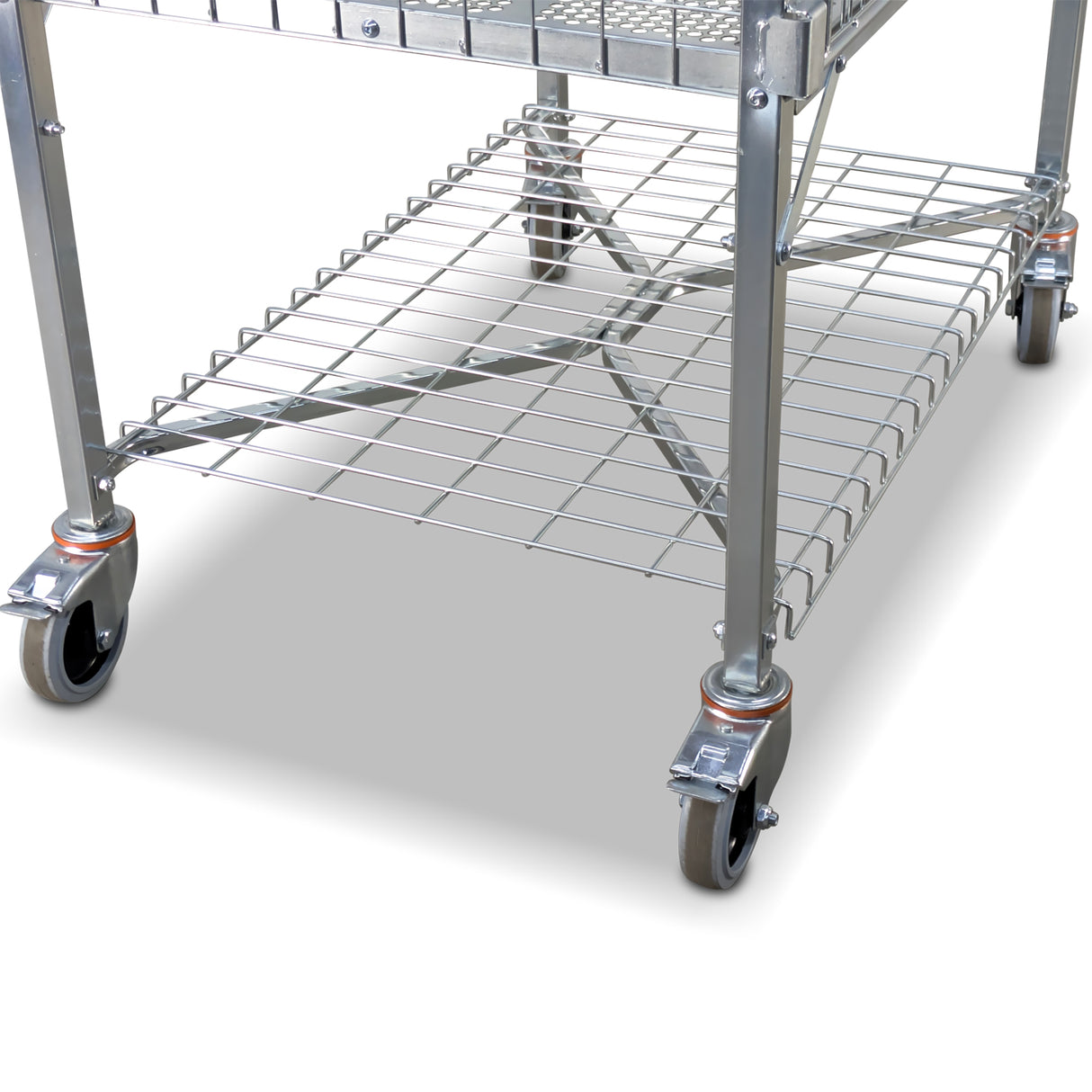 wire shelf for mesh cage trolley
