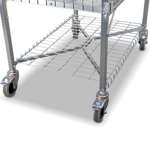 wire shelf for mesh cage trolley