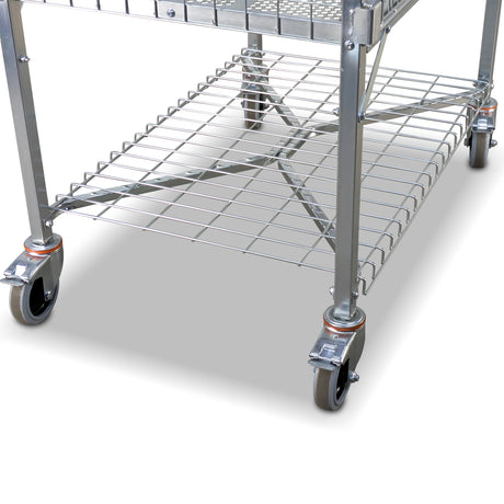 wire shelf for mesh cage trolley