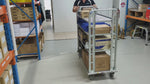 Warehouse 3PL order picking & fulfilment trolley with 3 adjustable shelves. 530mm(W) x 1,300mm(D) x 1,290mm(H)